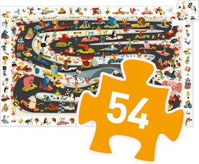 Puzzle - corsa automobilistica - 54 pezzi
