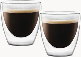 Set di 2 tazzine da caffè a doppia parete Amo