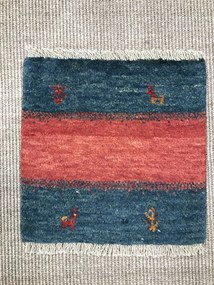 Gabbeh Tappeto persiano 40 x 40 (Iran) Annodato A Mano