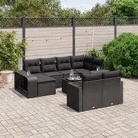 Set Divani da Giardino 11 pz con Cuscini in Polyrattan Nerocod mxl 113319