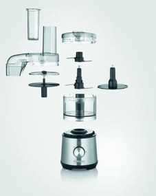 Severin KM 3865 - Tritatutto per alimenti 400W/230V acciaio inox/nero