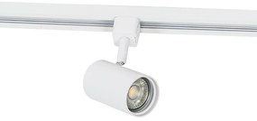 Sistema di illuminazione a binario Smart bianco monofase a 5 luci con Wifi GU10 - Iconic Jeana