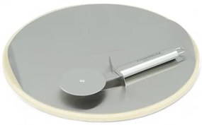 Pietra per pizza compatibile barbecue con griglia in ghisa culinary modular per cottura omogenea con coperchio chiuso