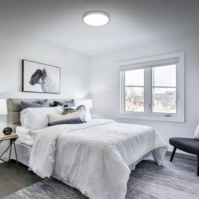 Briloner 3709-014 - Plafoniera dimmerabile RGBW LED/22W/230V argento + +TC