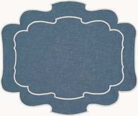 Tovaglietta americana con bordo ricamato Belmonte