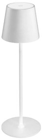 Lampada da tavolo LED da esterno dimmerabile LED/4W/4000 mAh 3000/4000/5500K IP44 bianco