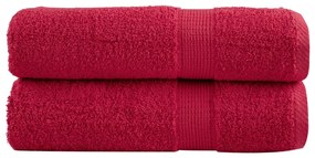 Asciugamani Da Bagno Solund 2 Pz Viola 70x140 Cm 600 G/m² /
