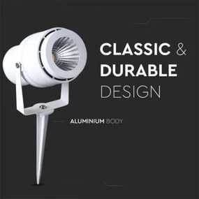 Lampada LED da esterno LED/12W/100-240V IP65 bianco - vetro verde