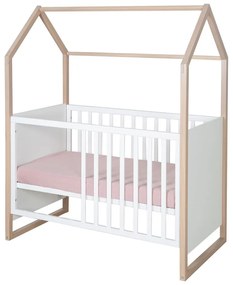 Lettino bianco 60x120 cm Cabane – Roba