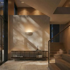 Applique da Parete E14 Curva Classica in Gesso Pitturabile