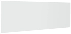 Testiera per Letto Bianca 240x1,5x80 cm in Legno Ingegnerizzato