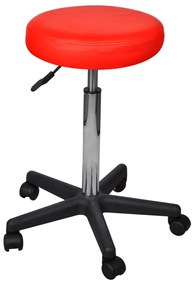 Sgabello Da Ufficio Rosso /