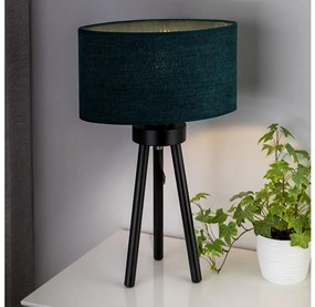 Duolla - Lampada da tavolo OVAL 1xE27/15W/230V diametro 30 cm verde