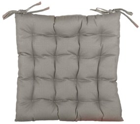 Cuscino sedia grigio 42x42 cm idrorepellente