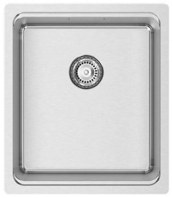 Lavello 1 vasca RODI Una 34 inox L 44 x L 38 x P 20 cm argento