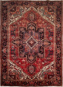 Heriz Tappeto persiano 260 x 350 Blu (Iran) Annodato A Mano