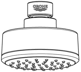 GROHE 26366001 - RAINSHOWER 210 mm soffione doccia, cromo lucido