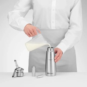 Bottiglia per panna montata in acciaio inox, 0,5 l Profi Line - Hendi