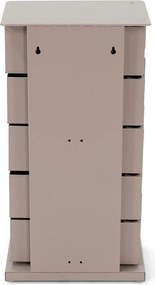 Cassettiera grigio tortora in metallo 37x72x26 cm Joey – Spinder Design