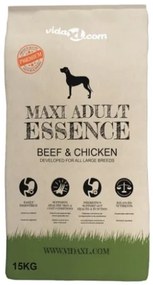 Cibo Premium Cani Maxi Adult Essence Beef &amp; Chicken 2 pz 30kg