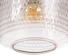 Lampadario Cristallo Metallo 18 x 18 x 27 cm