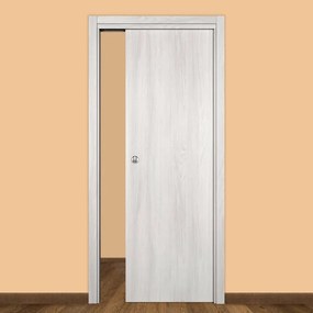 Porta interna scorrevole Marben in MDF colore olmo chiaro, L 60 x H 210 cm, apertura reversibile