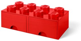 Scatola portaoggetti rossa con due cassetti - LEGO®