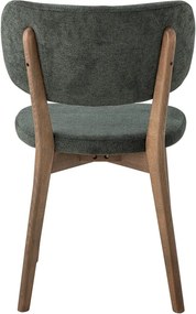 Sedia da pranzo verde scuro/marrone Cally – Bloomingville