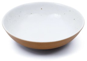 Kave Home - Piatto fondo Publia in ceramica bianca