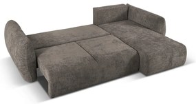 Divano angolare grigio (angolo destro) Matera - Cosmopolitan Design