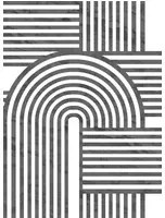 Rebel Walls Carta da parati panoramica Twine - Graphite