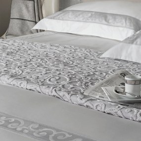 Copriletto non Trapuntato in Raso Jacquard San-marco