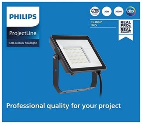 Philips - Proiettore LED da esterno PROJECTLINE LED/30W/230V IP65 3000K