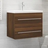 Mobile Lavabo Rovere Marrone 60x38,5x48 cm in Legno Multistrato 815644