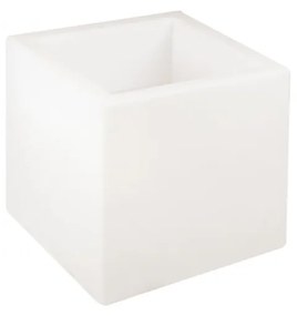 Cubo Illuminabile 40x40xH40cm, E27 Colore Bianco