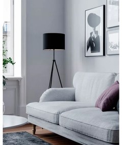 ByRydens 4100700-4000 - Lampada da terra RINA 1xE27/5W/230V nera