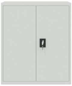 Armadio Classificatore Grigio Chiaro 90x40x105 cm in Acciaio