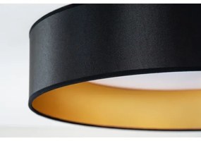 Duolla - Plafoniera LED ROLLER LED/24W/230V diametro 45 cm nero/oro