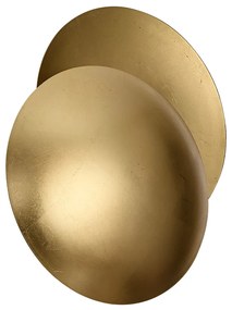 Lampada da parete moderna oro 34,5 cm 2 luci - Sunrise