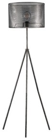 Lampada da terra Flam treppiede grigio, H 145 cm, E14 MAX22W