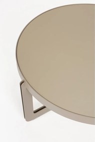 Tavolino da salotto rotondo beige ø 68 cm Centre – Zuiver