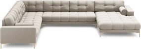 Divano angolare 7 posti Bali U imbottito - L327 x l256 x h75