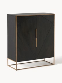 Credenza alta in legno di mango Harry