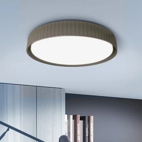 Brilagi - Plafoniera dimmerabile a LED LUCIA LED/60W/230V Ø 59 cm taupe + telecomando