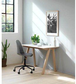 Sedia da ufficio grigia Whistler - Unique Furniture