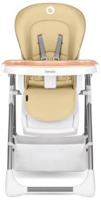 Lionelo - Sedia da pranzo per bambini LINN PLUS bianco/beige