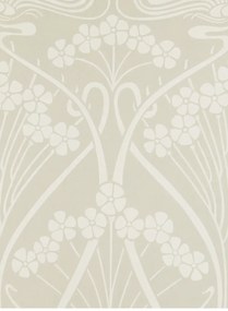 Liberty Carta da parati Ianthe Mono - Pewter White