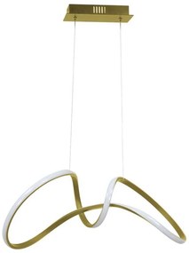 Lampadario LED su corda TESORO LED/48W/230V dorato