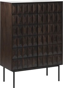 Mobile marrone scuro 90x130 cm Latina - Unique Furniture