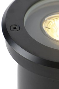 Set di 6 faretti da terra orientabili neri IP65 - Delux